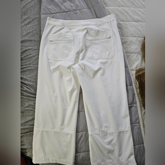 Zenergy By Chico White Wide-Leg Pants Size 0...chico 0 - Picture 13 of 13